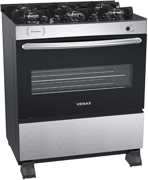 Fogão 6 Bocas Venax Picasso Vitreo