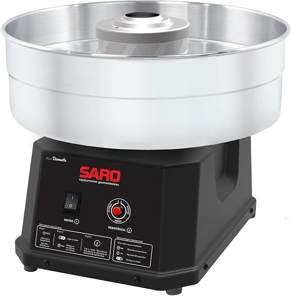 Máquina Algodão Doce Profissional Saro